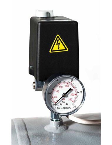 AIRPRESS Compresor de aire HK 1500-500 SD 14 bar 10 CV 596 l/min 500 l conexión estrella-triángulo