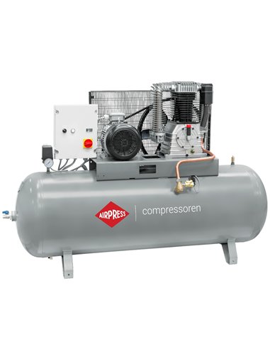 AIRPRESS Compresor de aire HK 1500-500 SD 14 bar 10 CV 596 l/min 500 l conexión estrella-triángulo