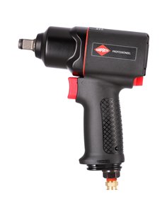 AIRPRESS Mini llave de impacto 1302 Nm 1/2" +/- 225 l/min con enchufe de pezón 2