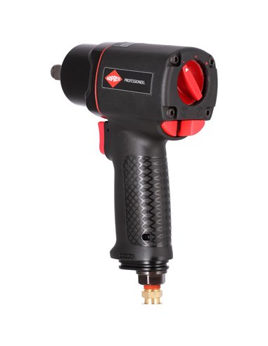 AIRPRESS Mini llave de impacto 1302 Nm 1/2" +/- 225 l/min con enchufe de pezón