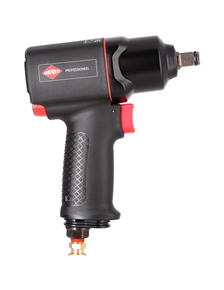AIRPRESS Mini llave de impacto 1302 Nm 1/2" +/- 225 l/min con enchufe de pezón