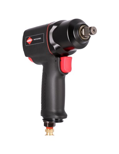 AIRPRESS Mini llave de impacto 1302 Nm 1/2" +/- 225 l/min con enchufe de pezón