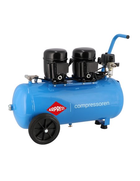AIRPRESS Compresor de aire L 100-50 8 bar 1 CV 80 l/min 50 l