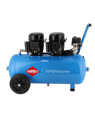 AIRPRESS Compresor de aire L 100-50 8 bar 1 CV 80 l/min 50 l