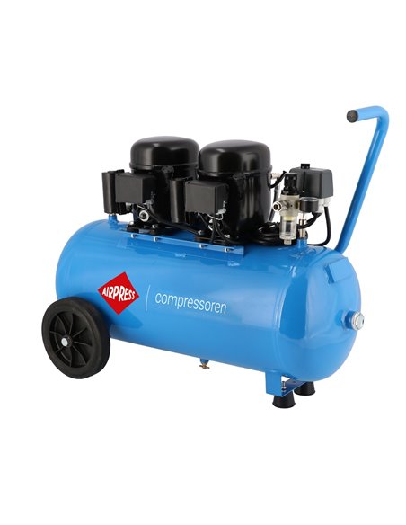 AIRPRESS Compresor de aire L 100-50 8 bar 1 CV 80 l/min 50 l