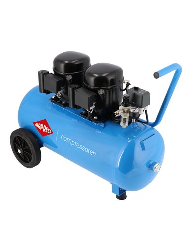 AIRPRESS Compresor de aire L 100-50 8 bar 1 CV 80 l/min 50 l