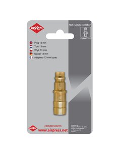 AIRPRESS Enchufe de pezón Euro 13 mm (1) 2