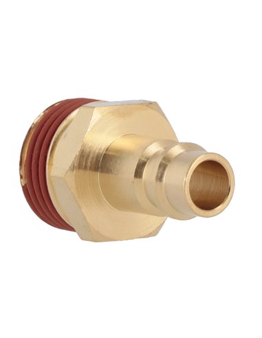 AIRPRESS Enchufe de pezón 1/2" Euro macho