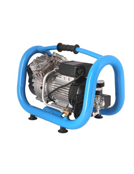 AIRPRESS Compresor de aire silencioso sin aceite LMO 5-240 10 bar 1.5 CV 192 l/min 5 l