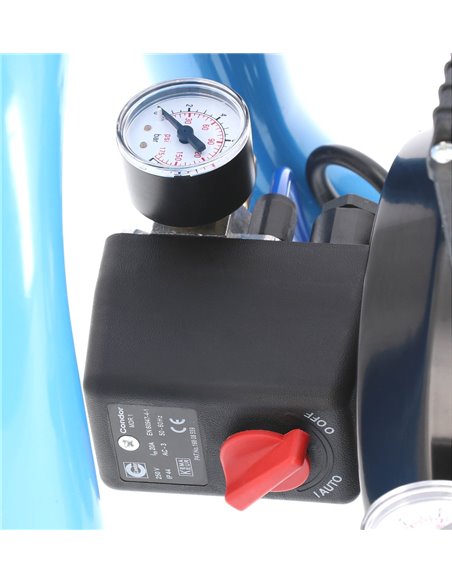 AIRPRESS Compresor de aire silencioso sin aceite LMO 5-240 10 bar 1.5 CV 192 l/min 5 l