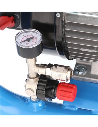 AIRPRESS Compresor de aire silencioso sin aceite LMO 5-240 10 bar 1.5 CV 192 l/min 5 l