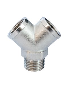 AIRPRESS Acoplamiento en Y 1/2" macho y 2x hembra