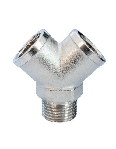 AIRPRESS Acoplamiento en Y 1/2" macho y 2x hembra