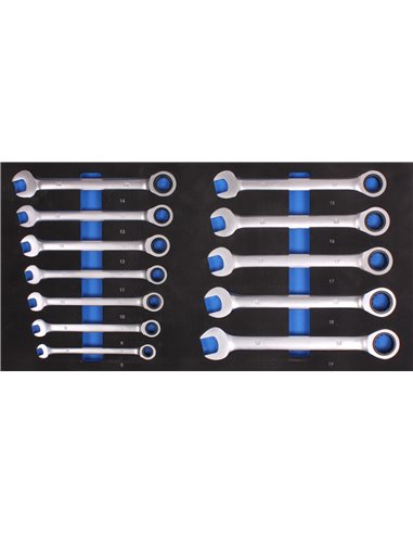 AIRPRESS Caja de herramientas Cromo Vanadio 97 piezas