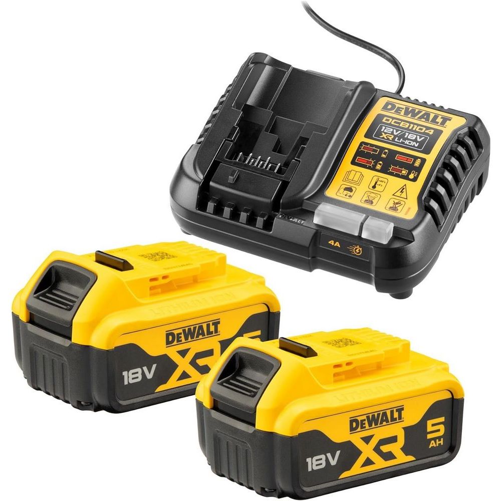 DEWALT KIT 2 BATERIAS XR 18V. 5A...