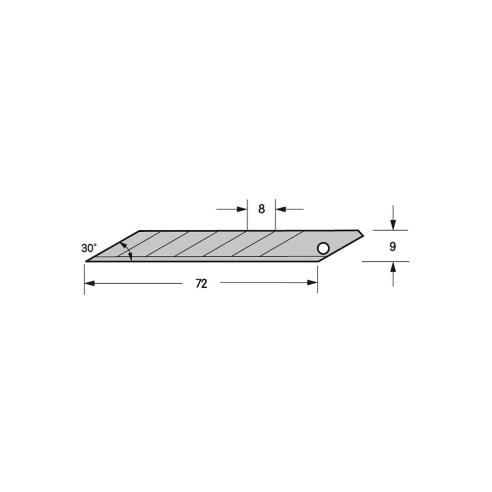 TAJIMA CUCHILLA LCB-39 10 UDS.